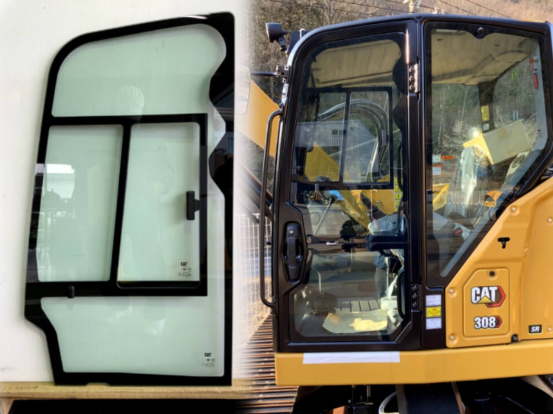 特殊車両のガラス販売